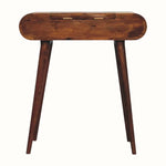 Merrill Dressing Table with Foldable Mirror, Small - Chestnut Dressing Tables - Bokel Home