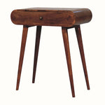 Merrill Dressing Table with Foldable Mirror, Small - Honey Caramel Dressing Tables - Bokel Home