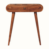 Merrill Dressing Table with Foldable Mirror, Small - Honey Caramel Dressing Tables - Bokel Home