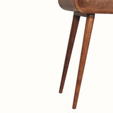 Merrill Dressing Table with Foldable Mirror, Small - Honey Caramel Dressing Tables - Bokel Home