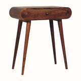 Merrill Dressing Table with Foldable Mirror, Small - Honey Caramel Dressing Tables - Bokel Home