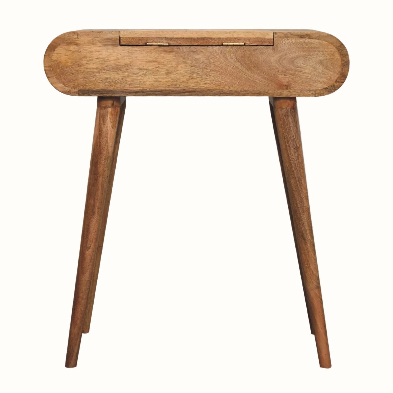 Merrill Dressing Table with Foldable Mirror, Small - Natural Dressing Tables - Bokel Home