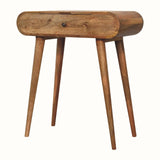 Merrill Dressing Table with Foldable Mirror, Small - Natural Dressing Tables - Bokel Home