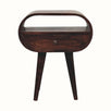 Merrill Open Bedside Table - Light Walnut Bedside Tables - Bokel Home