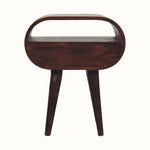 Merrill Open Bedside Table - Light Walnut Bedside Tables - Bokel Home