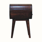 Merrill Open Bedside Table with 1 Drawer, Medium - Light Walnut Bedside Tables - Bokel Home