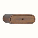 Merrill Wall Mounted Bedside Table with 1 Drawer, Small - Chestnut Bedside Tables - Bokel Home