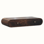 Merrill Wall Mounted Console Table - California Walnut Console Tables - Bokel Home