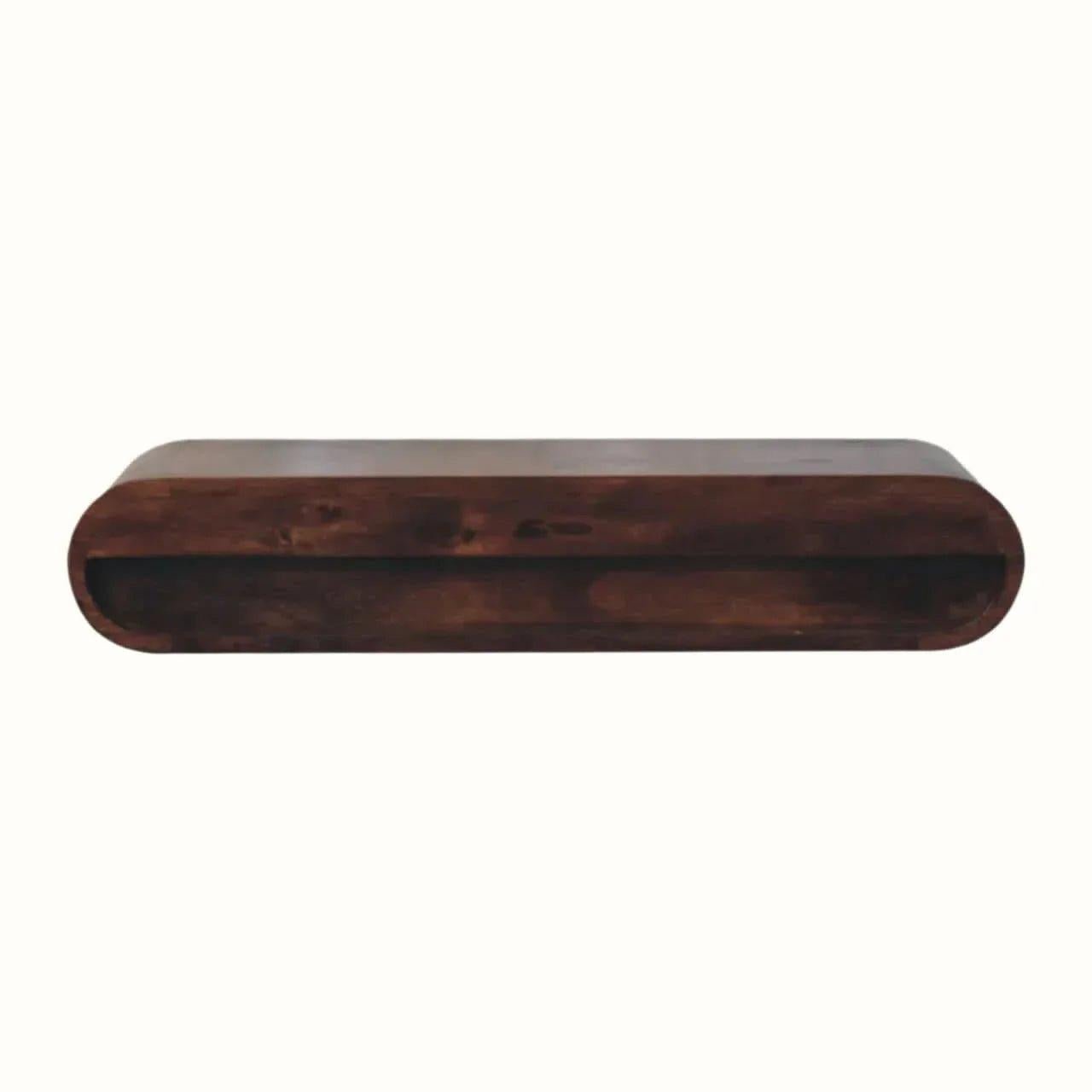 Merrill Wall Mounted Console Table - California Walnut Console Tables - Bokel Home