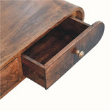 Merrill Wall Mounted Console Table - California Walnut Console Tables - Bokel Home