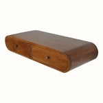 Merrill Wall Mounted Console Table - Chestnut Console Tables - Bokel Home