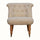 Mineo Bouclé Accent Chair - Cream/Natural Accent Chairs - Bokel Home