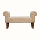 Mineo Boucle Bench - Cream/Natural Bench - Bokel Home