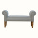 Mineo Tweed Bench - Grey/Natural Bench - Bokel Home