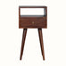 Fogel Open Bedside Table with Drawer, Mini - Cherry