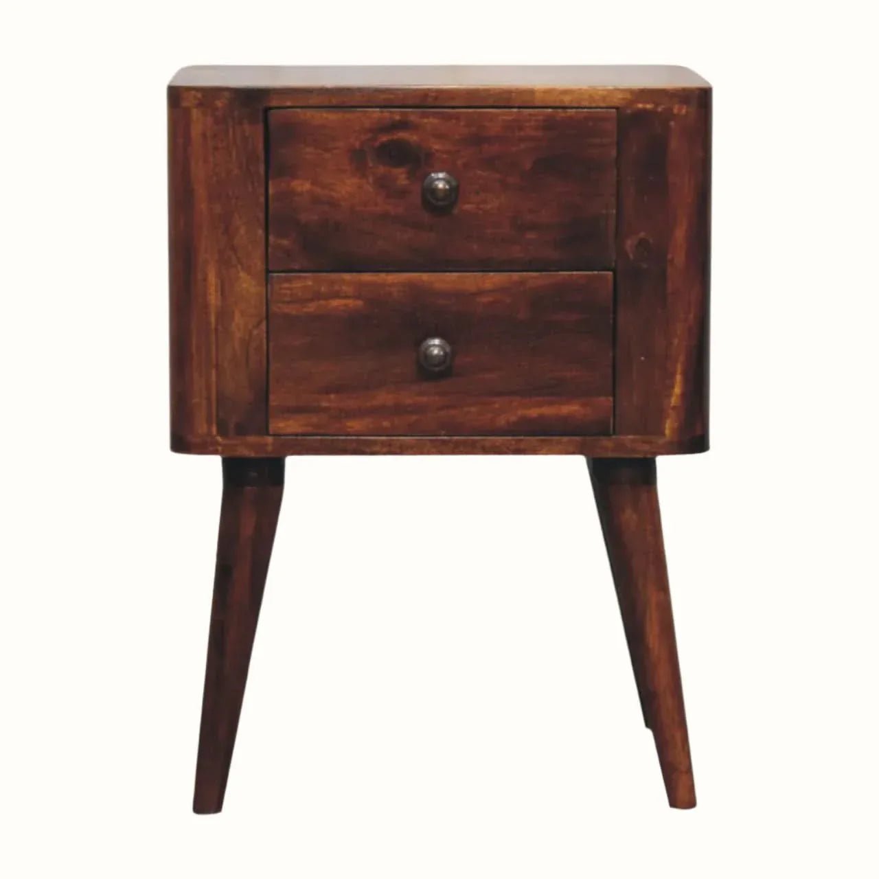 Mintz Bedside Table - Chestnut Bedside Tables - Bokel Home