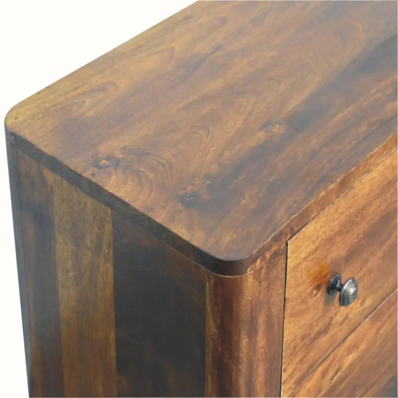 Mintz Chest of 3 Drawers - Chestnut Chest of Drawers - Bokel Home