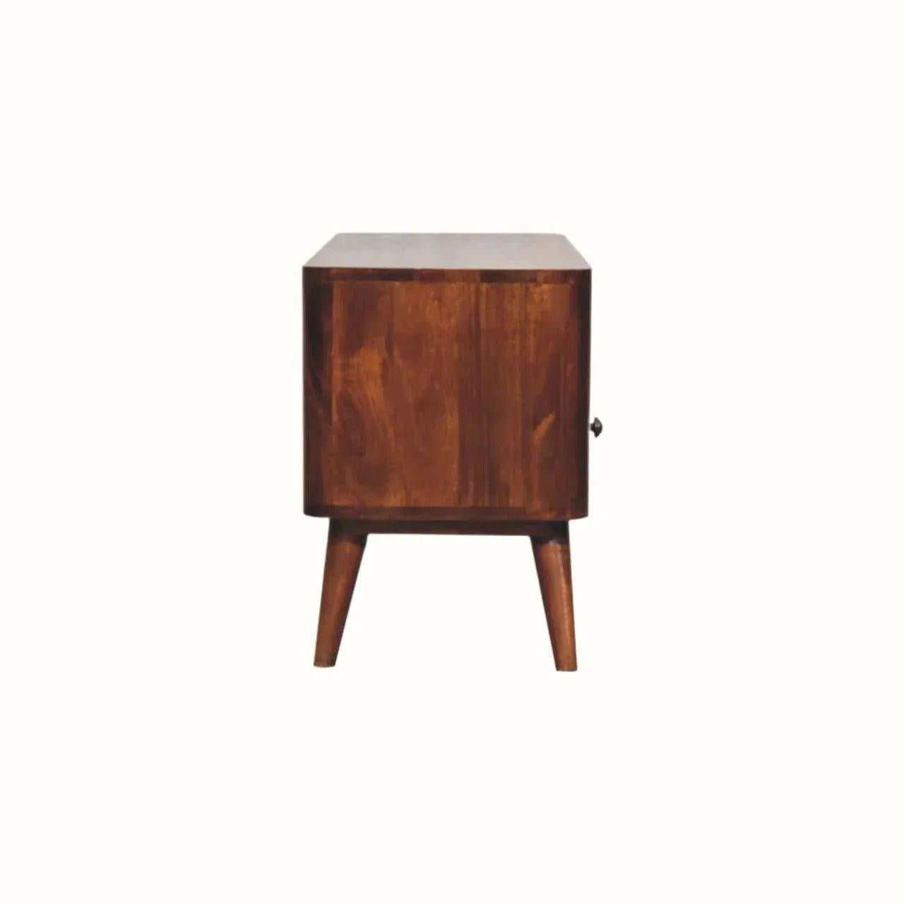 Mintz Media Unit - Chestnut TV Stands - Bokel Home