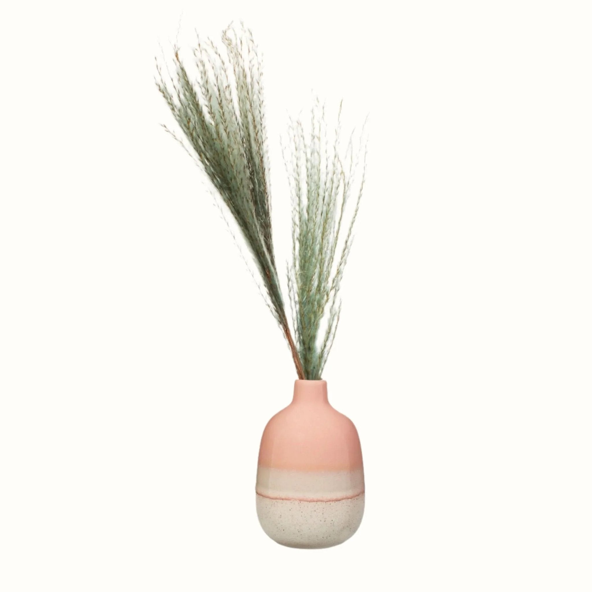 Mojave Pink Glaze Bud Vase Vases - Bokel Home