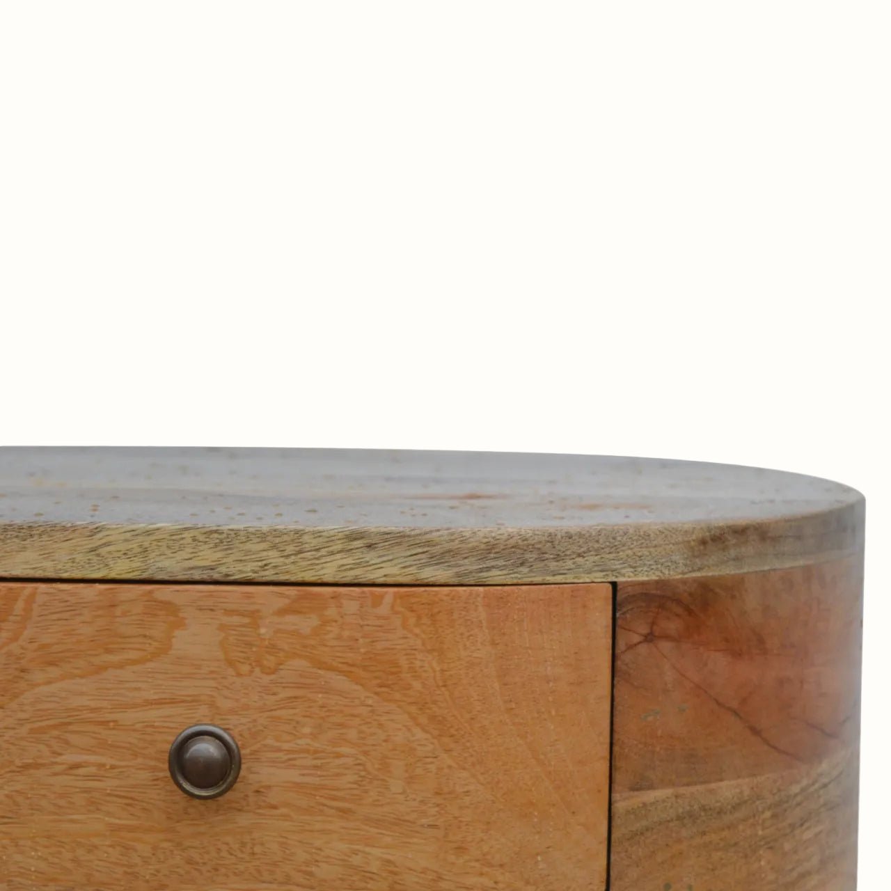 Molina Bedside Table 2 Drawers, Medium - Natural Bedside Tables - Bokel Home