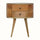 Molina Bedside Table 2 Drawers, Medium - Natural Bedside Tables - Bokel Home