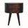 Molina Bedside Table 2 Drawers, Medium - Walnut Bedside Tables - Bokel Home