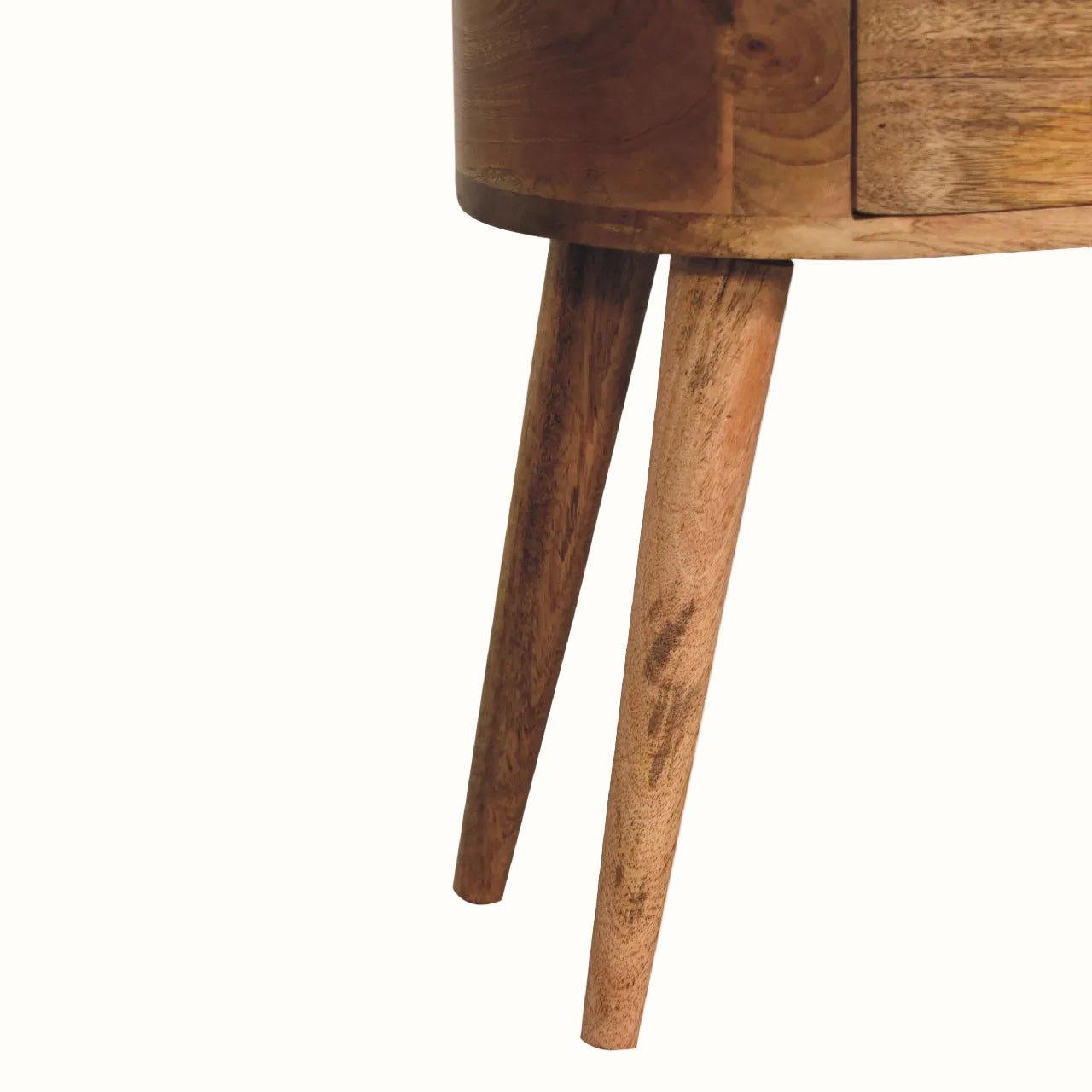 Molina Bedside Table 2 Drawers, Mini - Natural Bedside Tables - Bokel Home