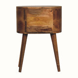 Molina Bedside Table 2 Drawers, Mini - Natural Bedside Tables - Bokel Home