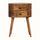 Molina Bedside Table 2 Drawers, Mini - Natural Bedside Tables - Bokel Home