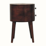 Molina Bedside Table, Medium - California Walnut Bedside Tables - Bokel Home