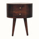 Molina Bedside Table, Medium - California Walnut Bedside Tables - Bokel Home
