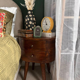 Molina Bedside Table, Medium - Chestnut Bedside Tables - Bokel Home