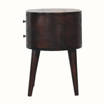 Molina Bedside Table, Medium - Light Walnut Bedside Tables - Bokel Home