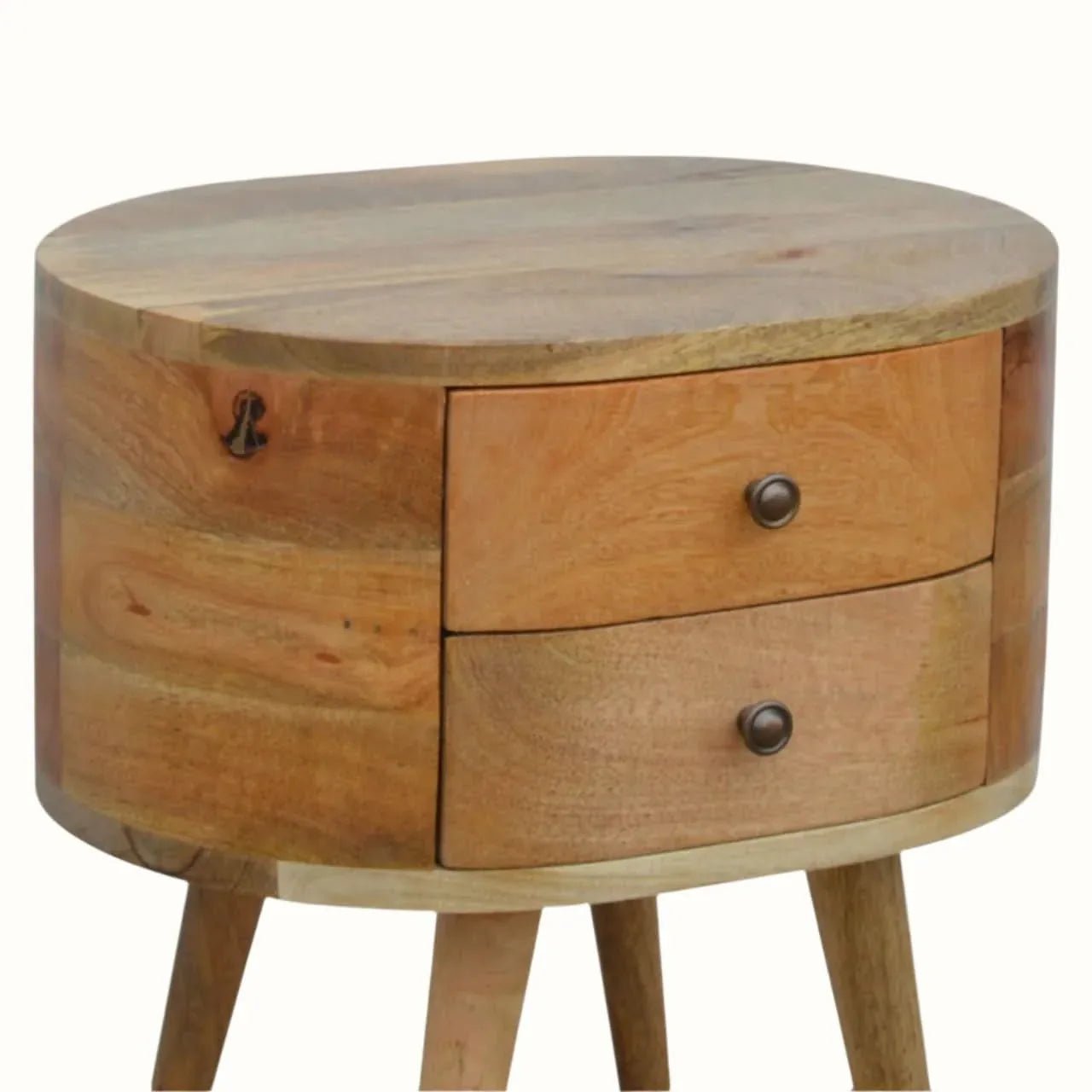 Molina Bedside Table, Medium - Natural Bedside Tables - Bokel Home