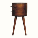 Molina Bedside Table, Small - Chestnut Bedside Tables - Bokel Home