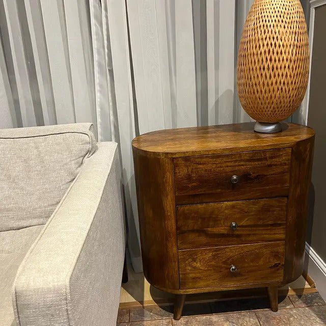 Molina Cabinet, Small - Chestnut Chest of Drawers - Bokel Home