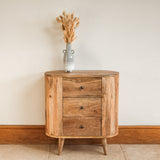 Molina Cabinet, Small - Natural Chest of Drawers - Bokel Home