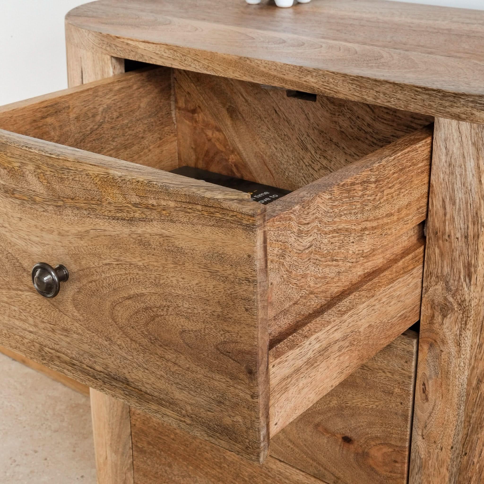 Molina Cabinet, Small - Natural Cabinet - Bokel Home
