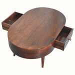 Molina Coffee Table, Medium - California Walnut Coffee Tables - Bokel Home