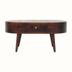 Molina Coffee Table, Medium - California Walnut Coffee Tables - Bokel Home