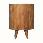 Molina Open Bedside Table 1 Drawer, Medium - Natural Bedside Tables - Bokel Home