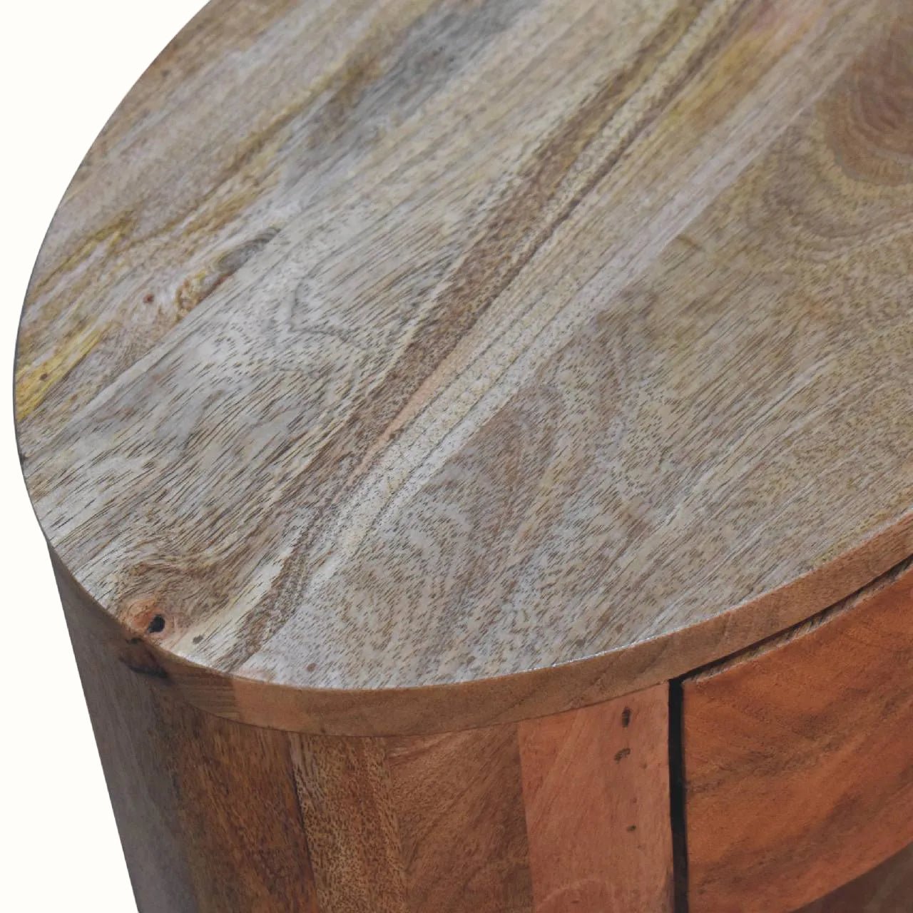 Molina Open Bedside Table 1 Drawer, Medium - Natural Bedside Tables - Bokel Home