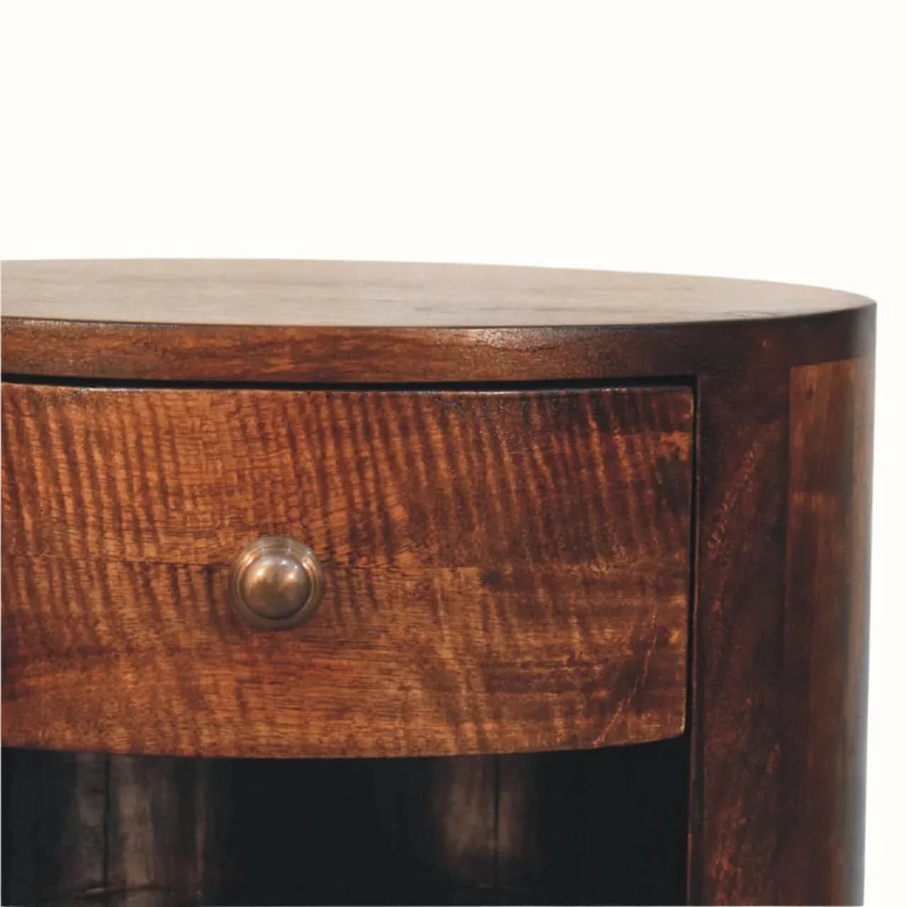 Molina Open Bedside Table - California Walnut Bedside Tables - Bokel Home