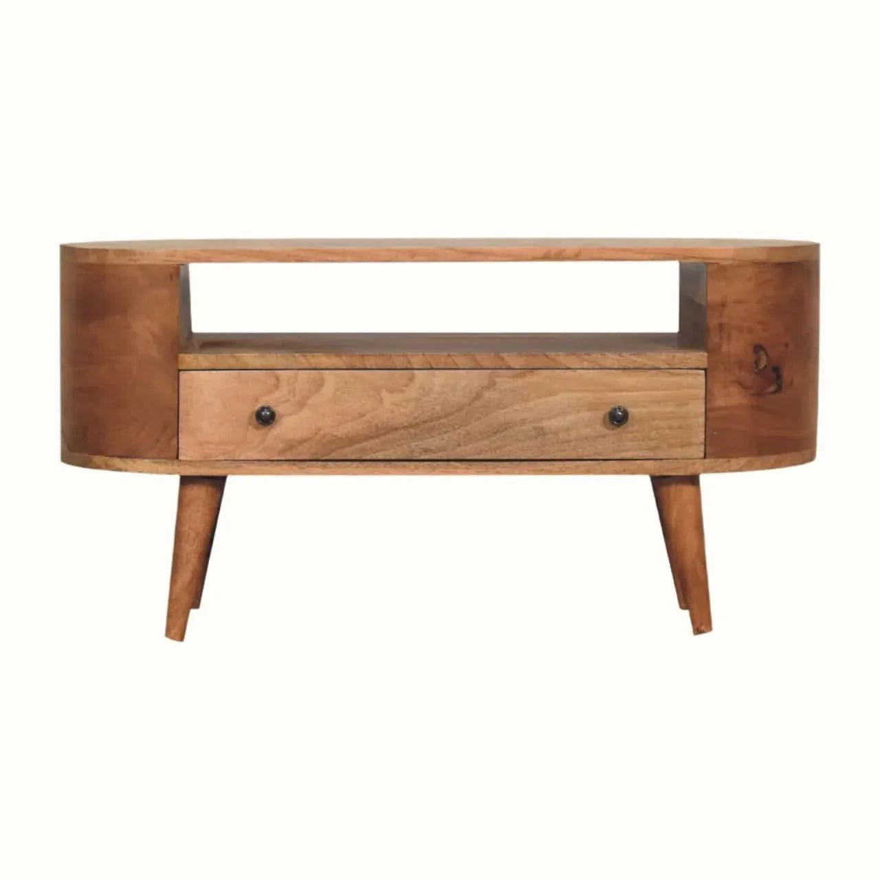 Molina Open Media Unit, Medium - Natural TV Stands - Bokel Home