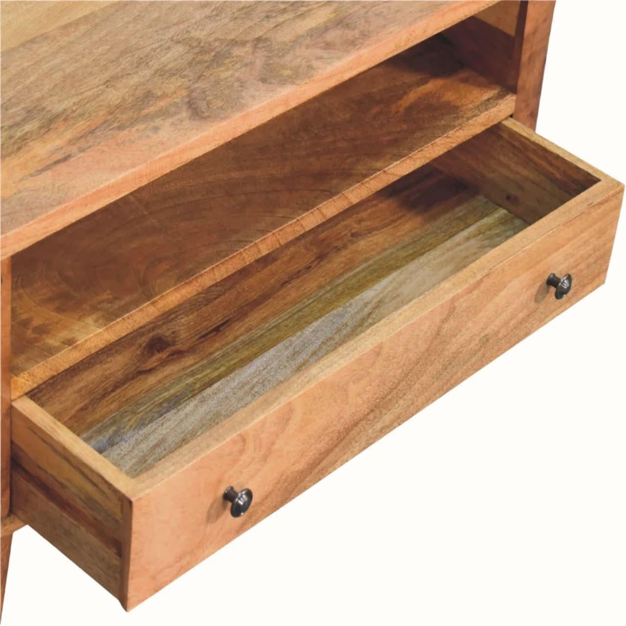 Molina Open Media Unit, Medium - Natural TV Stands - Bokel Home