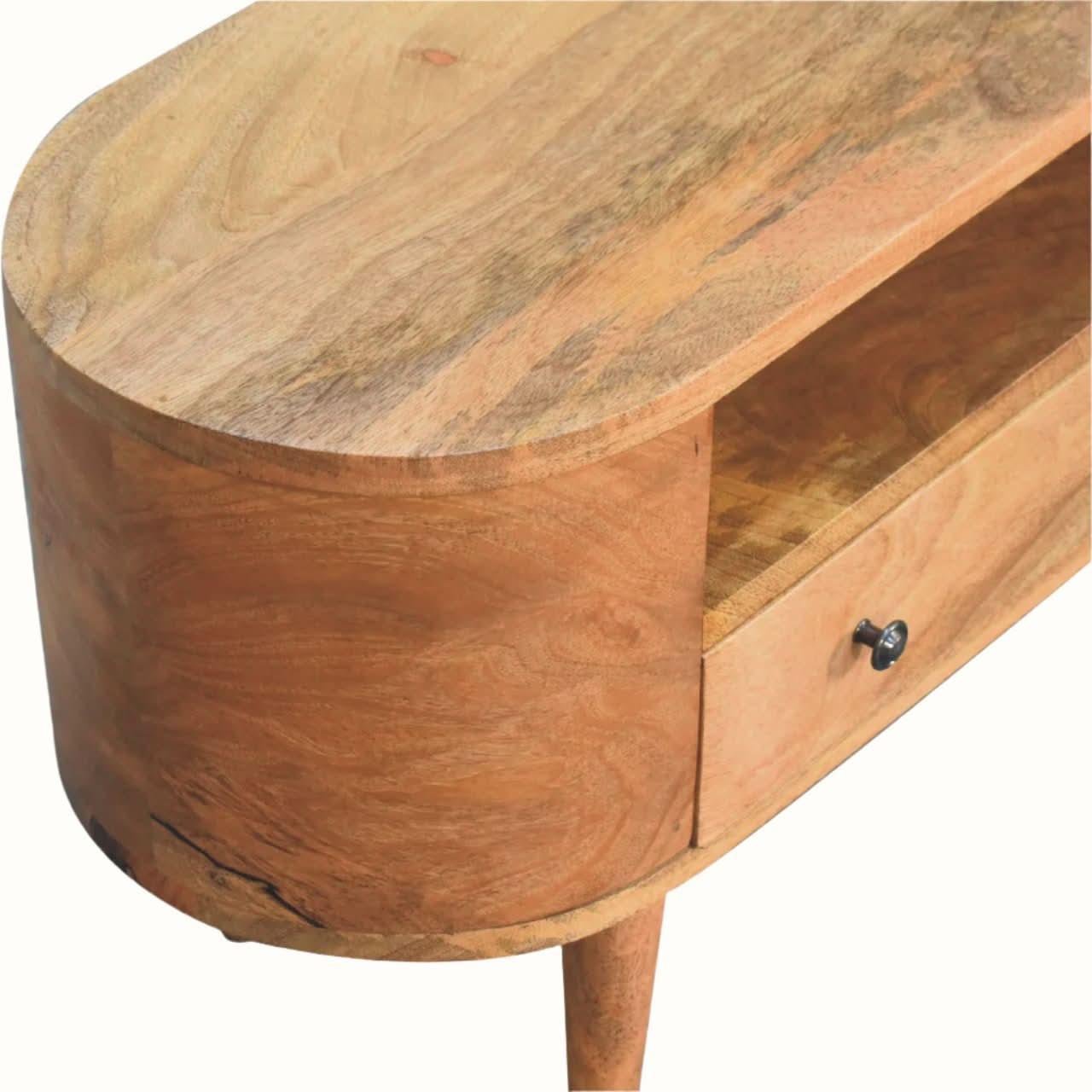 Molina Open Media Unit, Medium - Natural TV Stands - Bokel Home