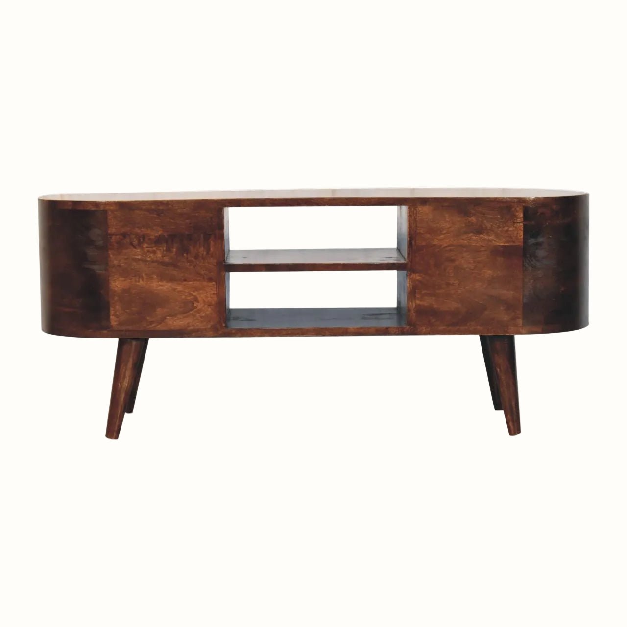 Molina TV Stand, Large - California Walnut TV Stands - Bokel Home