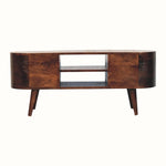Molina TV Stand, Large - California Walnut TV Stands - Bokel Home