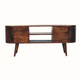 Molina TV Stand, Large - California Walnut TV Stands - Bokel Home