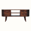 Molina TV Stand, Large - California Walnut TV Stands - Bokel Home